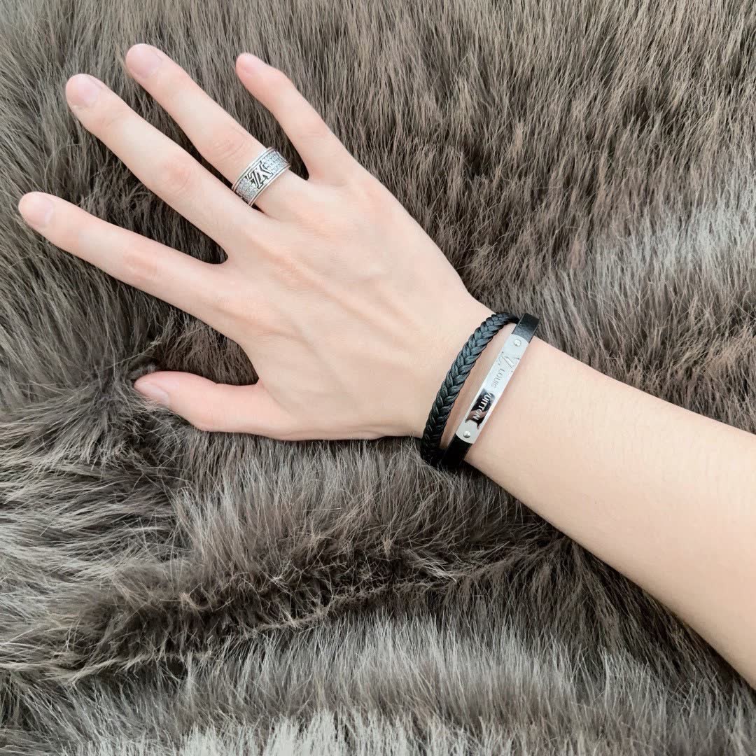 Louis Vuitton Leather Bracelet